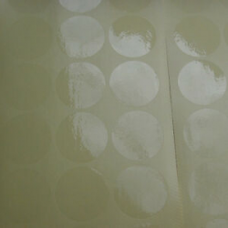 Details about 1000pcs PVC Clear Round Transparent Packaging Labels Gift  Stickers