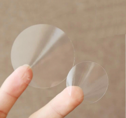 US $7.43 13% OFF|1.5cm/3cm/4cm Round transparent label stickers circle  clear PVC sealing round transparent stickers Sealing Sticker-in Gift Bags &  ...