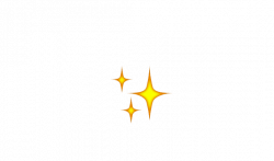 emoji star yellow glitter stickers transparent filter...