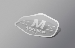Sticker Mockup PSD