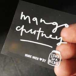 Transparent stickers