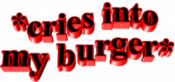 GIF burger forever alone hamburger - animated GIF on GIFER ...
