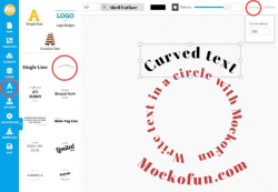 Can we make a curved or circular text in Canva? - Quora
