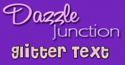 Dazzle Junction: Glitter Text Generator - Make Glitter Text