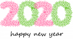 Download New Year Text Green Pink For Happy 2020 Themes HQ ...
