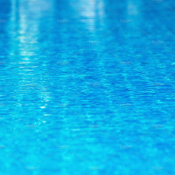 Clear transparent pool water