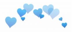 blue #blu #heart #png #overlay #edit #tumblr - Blue Hearts ...