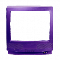 purple aesthetic tv - Sticker by vocaloidd