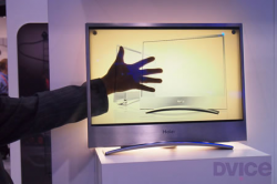 Haier Transparent OLED TV showed off at CES |