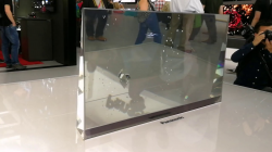 Panasonic transparent OLED display television. Unique technology