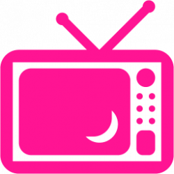 Deep pink tv 3 icon - Free deep pink television icons