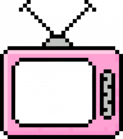 aesthetic tv pixel pink 4you sticker...