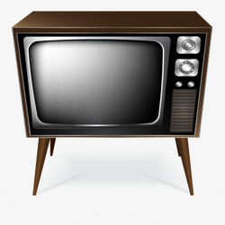 Ftestickers Television Tv Retro Vintage Wooden - Retro ...