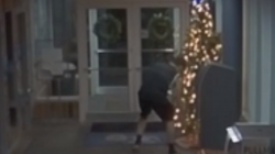 WATCH: Man accused of stealing fake packages from under the Pullman Police  Department Christmas Tree