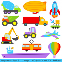 Transportation Party Clipart - Clip Art Library