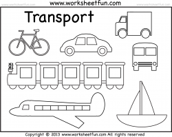 Heavenly Transportation Coloring Pages Colouring For - Means ...