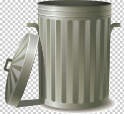 Food waste Food storage , trash can, silver trash bin PNG ...