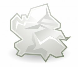 Trash Paper Icon Green Paper Cartoon Recycle Can Container ...