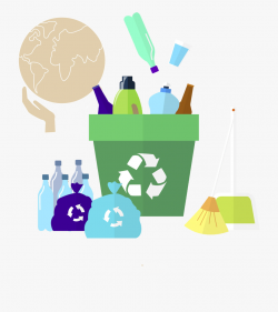 Garbage Clipart Waste Material - Plastic Garbage Vector Png ...