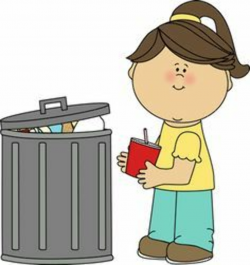Girl Picking Up Trash Clip Art - Girl Picking Up Trash Image ...
