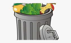 Trash Can Clipart I M - Cartoon Garbage With Transparent ...