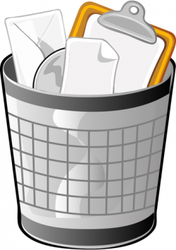 Trash can vector image | Public domain vectors