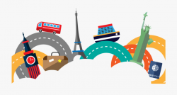 Free Travel Png Transparent Picture Vector, Clipart, - World ...