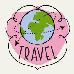 Travel Clipart, summer clipart, bullet journal stickers ...
