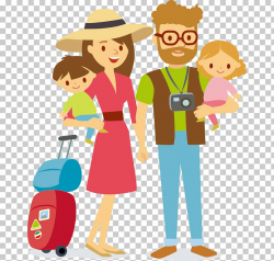 Family Travel , Family travel, illustration of family PNG ...