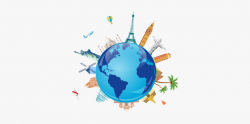 Traveling Vector Png 1 » Png Image - Globe Tour Clipart ...