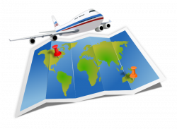 Free Clipart: Travel Map | gnokii