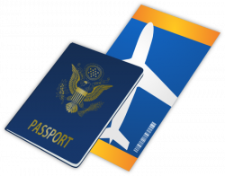 Travel clipart passports luggage and tourism graphics ...