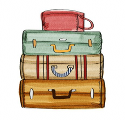 Image result for suitcase clipart in 2019 | Clip art, Travel ...