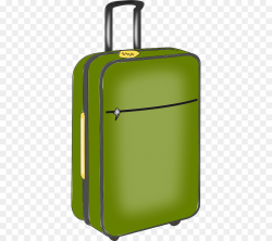 Travel Baggage clipart - Suitcase, Green, Yellow ...