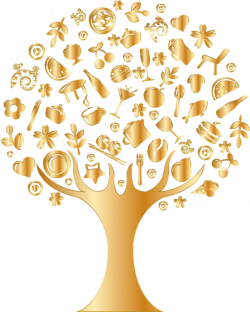 Christmas tree Gold Computer Icons free commercial clipart - Tree ...