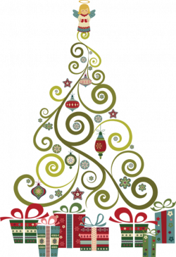 Abstract christmas tree clip download png - RR collections