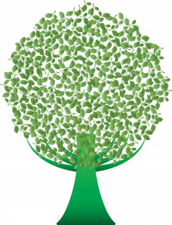 Clipart - Green Abstract Tree