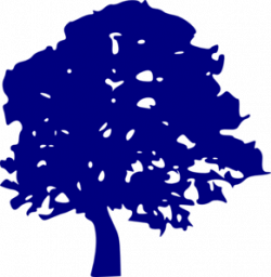 Blue Tree Clip Art at Clker.com - vector clip art online, royalty ...