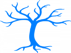 Blue Tree Clip Art at Clker.com - vector clip art online, royalty ...