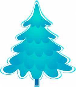 BLUE CHRISTMAS TREE | CLIP ART - CHRISTMAS 2 - CLIPART | Christmas ...