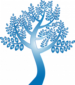 Blue tree clipart download - RR collections