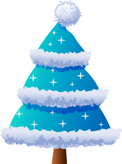 BLUE CHRISTMAS TREE | CLIP ART - CHRISTMAS 2 - CLIPART | Christmas ...