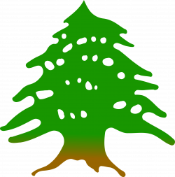 Clipart - Cedar tree