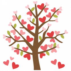 Valentine Tree Clipart