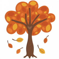 Autumn Tree SVG scrapbook cut file cute clipart files for silhouette ...