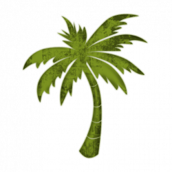 Palm Tree Green Clip Art Icon - Free Icons - Clip Art Library