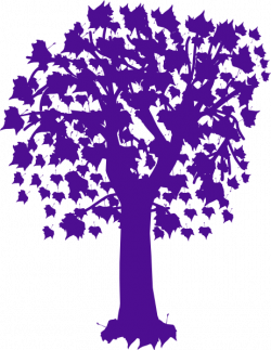 Purple Maple Tree Clip Art at Clker.com - vector clip art online ...