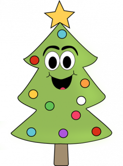 HAPPY CHRISTMAS TREE CLIP ART | CLIP ART - CHRISTMAS 1 - CLIPART ...