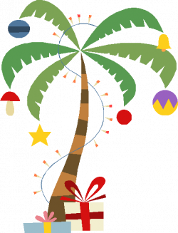 Xmas Palm Tree Clipart