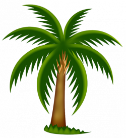 Painted Palm Tree PNG Clipart | Gallery Yopriceville - High-Quality ...